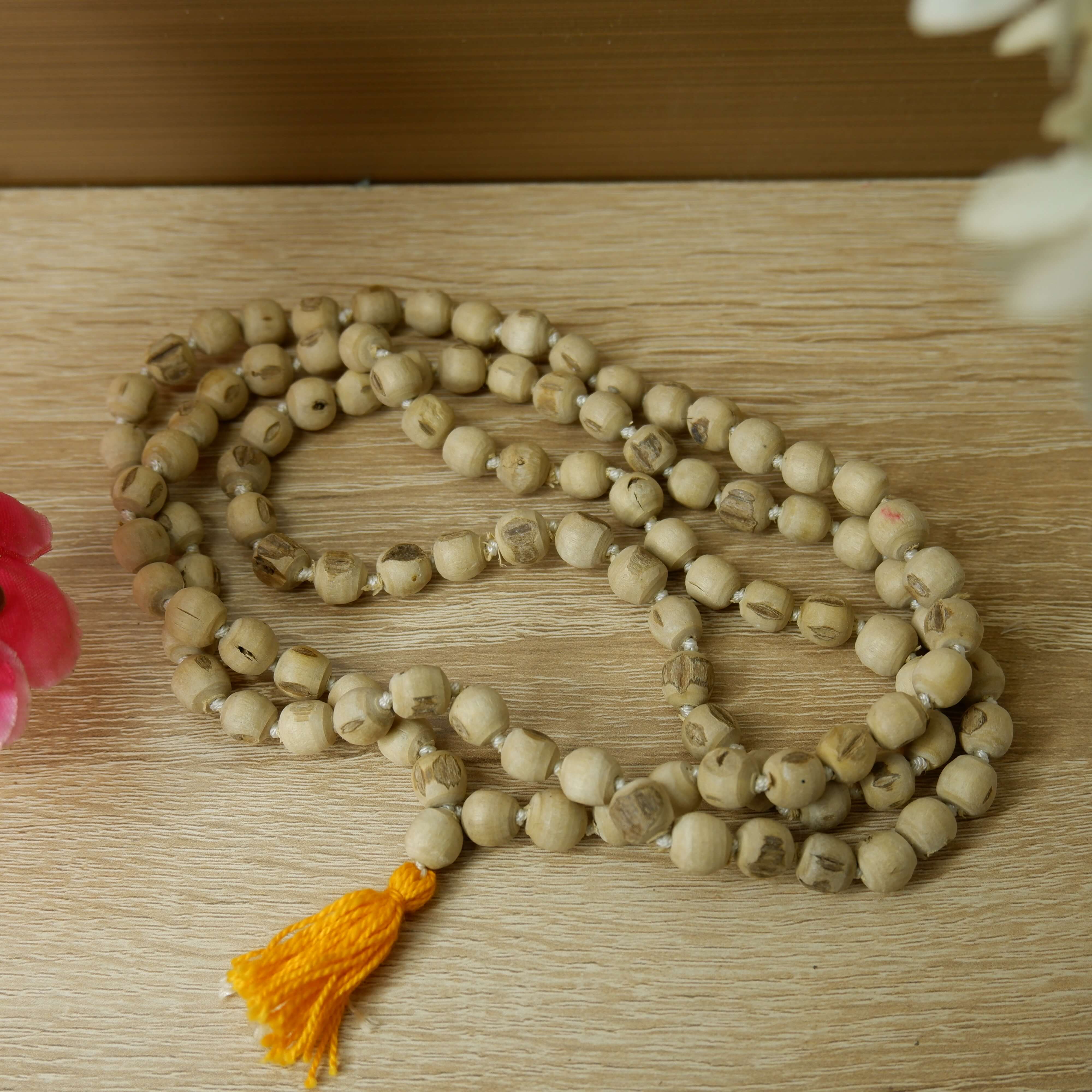 Order Hindu Prayer Beads (Natural Tulsi Mala) Online From Baba