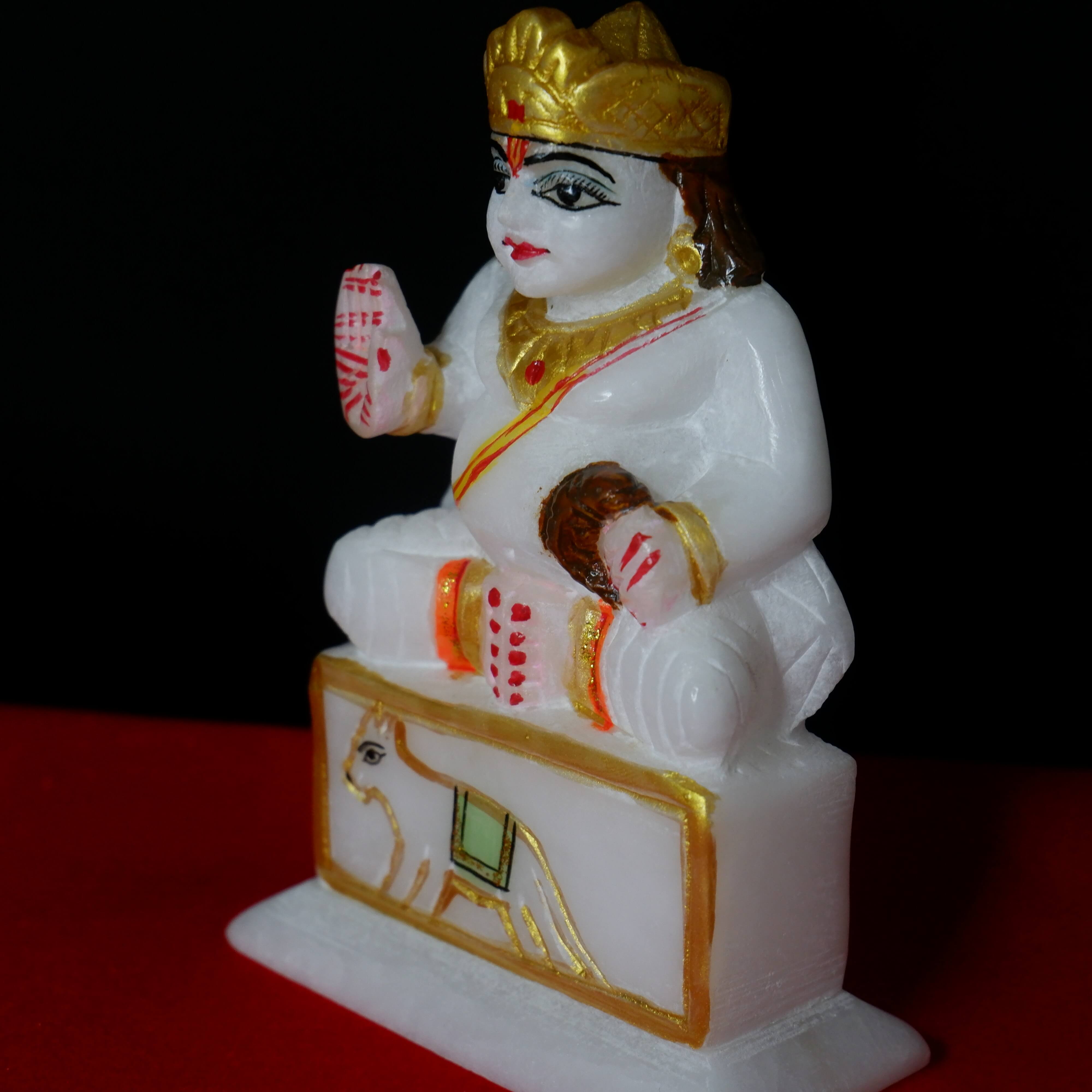 SANATAN  Lord Kuber Idol (Dust Marble)
