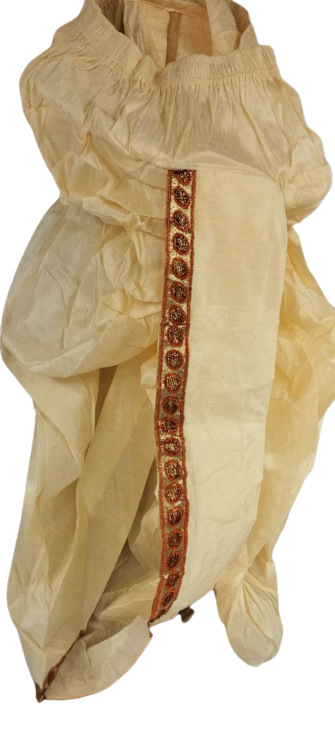 Silk dhoti for pooja sale