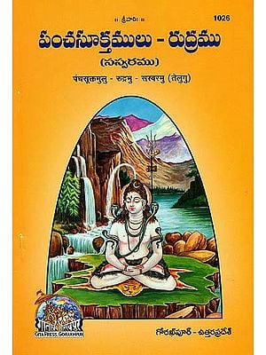 SANATAN Panchsuktamulu Rudramu Saswaramu (Panchasutram Rudram, Telugu) by Gita Press