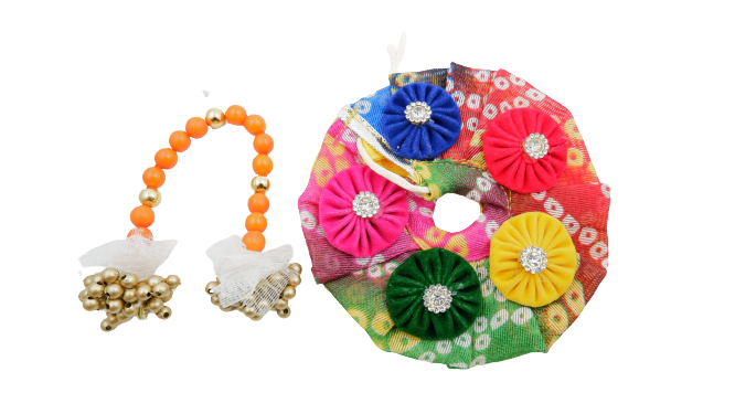 SANATAN Laddu Gopal Chunari Print Poshak