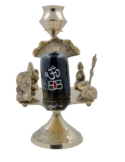 SANATAN  Brass Shiv Pariwar Set (Large)