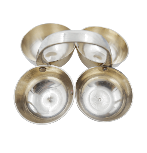 SANATAN   Katori Set with Handle (Small)