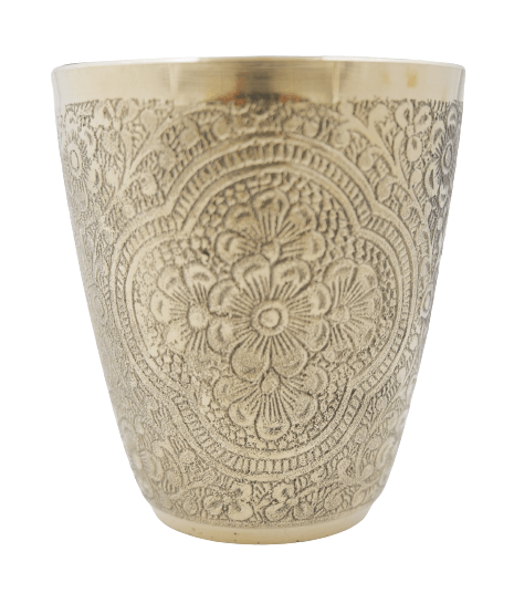 SANATAN Fancy Brass Glass