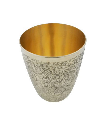 SANATAN Fancy Brass Glass