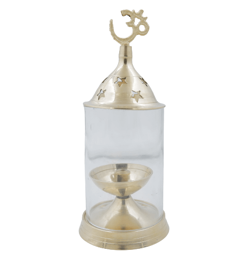 sanatan  Akhand Diya with Glass