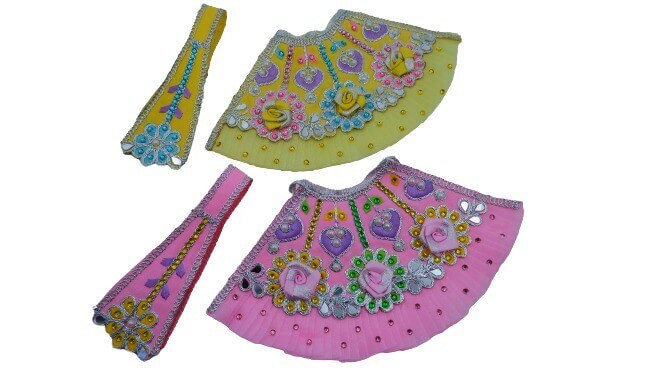 SANATAN    Ganesh, laxmi, ji fancy  poshak medium