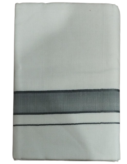SANATAN Ethnic White Cotton Dhoti For Men