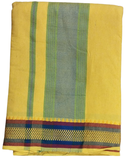 SANATAN Exclusive Multicolour Cotton Dhoti