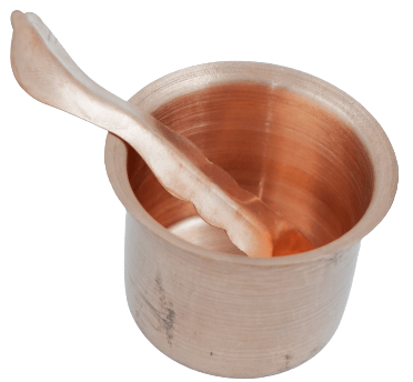 SANATAN  Copper Panch Patra with Achmani