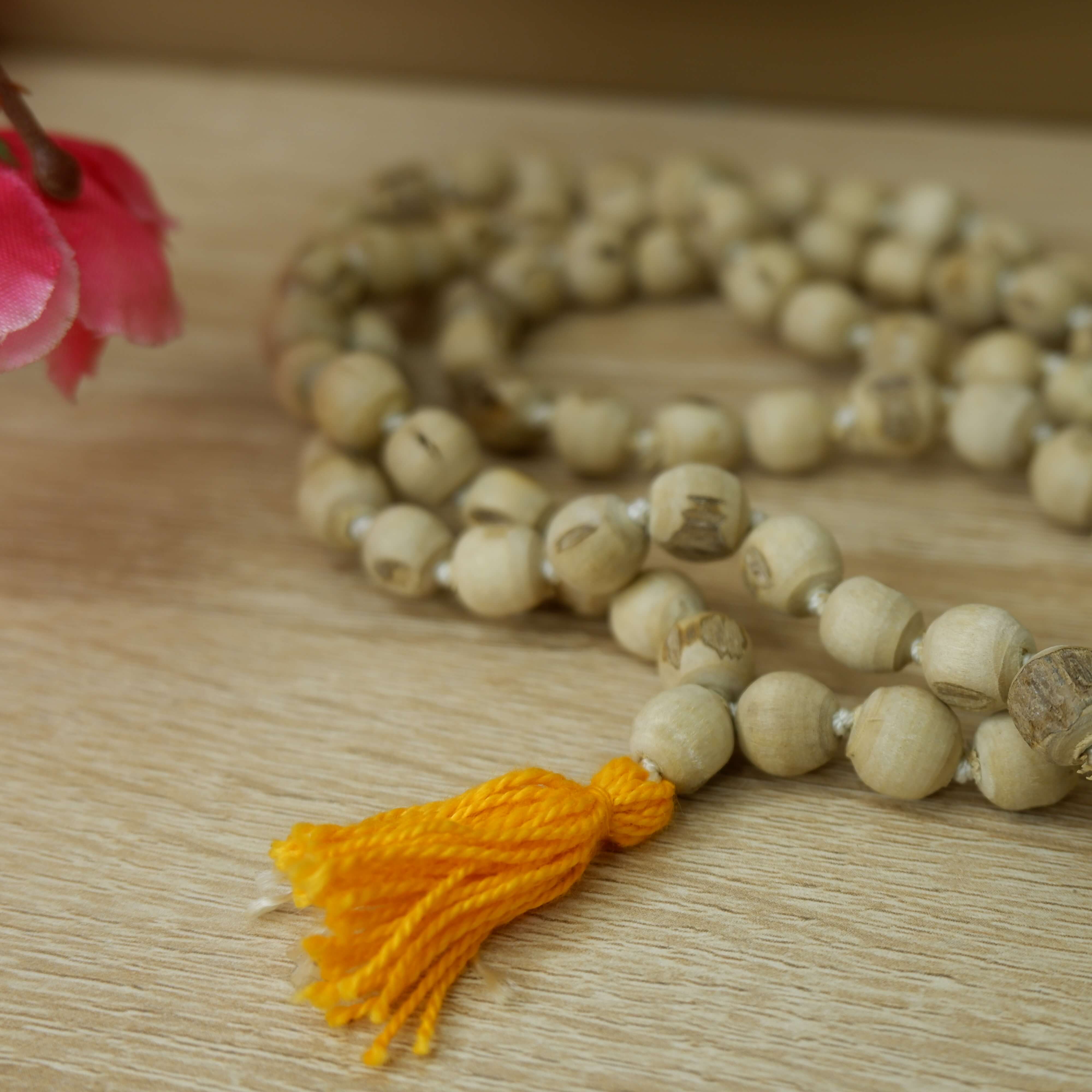 Vrindavan Special Original Tulsi Mala for Chanting and Meditation | Japa Tulsi Mala