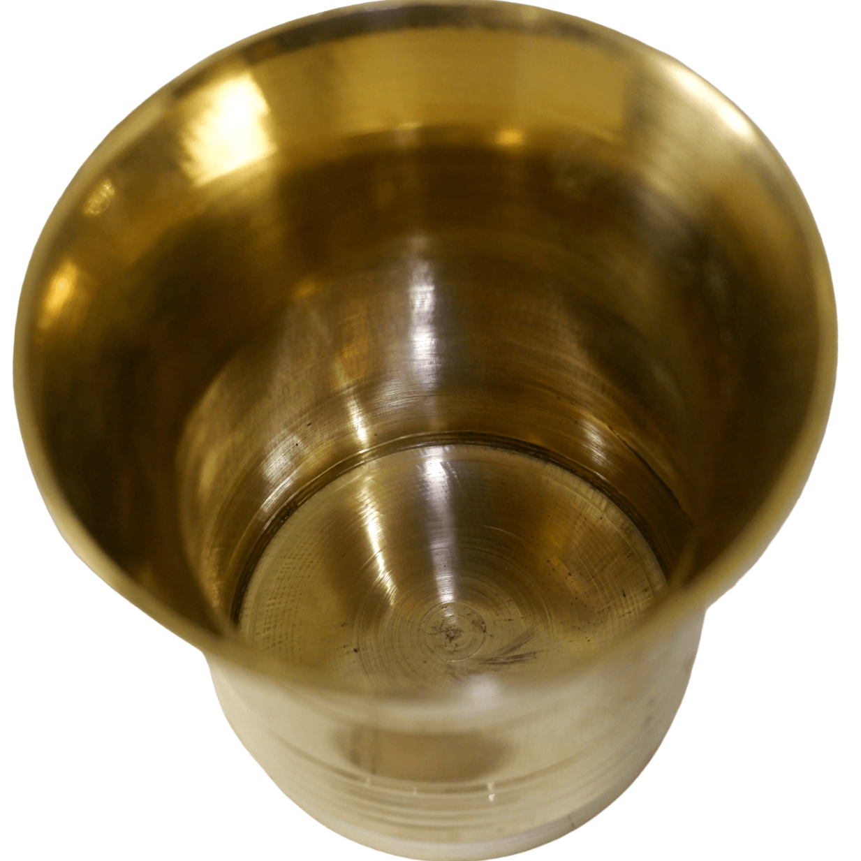 SANATAN  Glass pyali brass