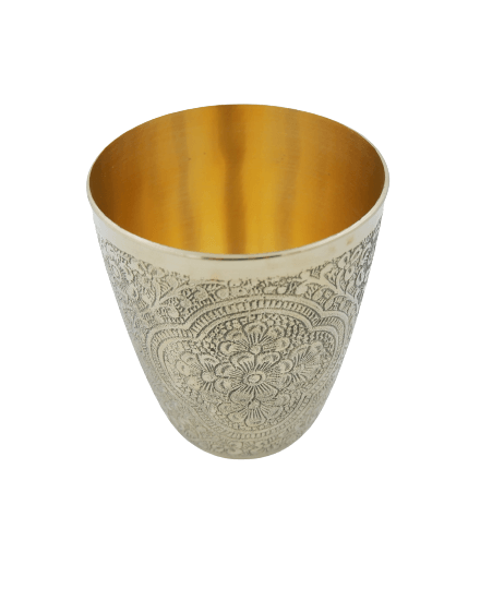 SANATAN   Fancy Brass Glass