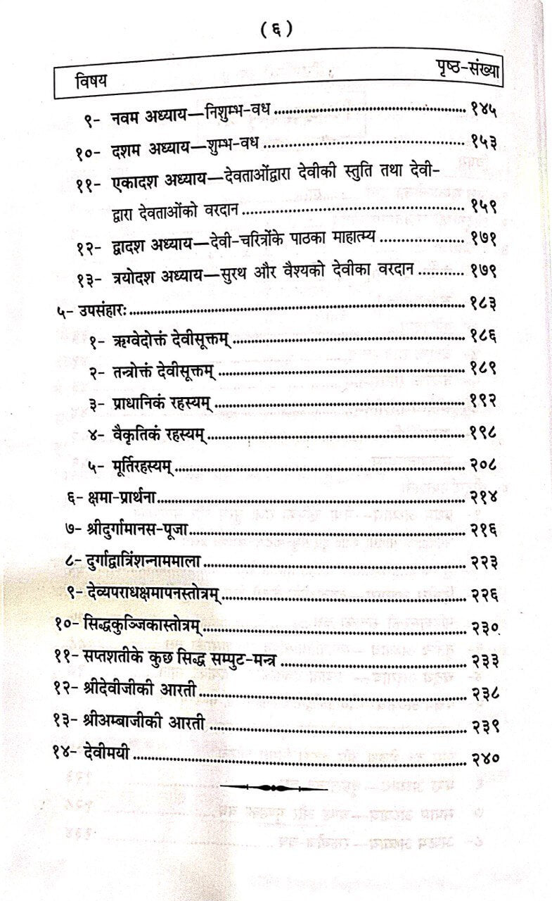 Shree Durga Saptashati (Hindi) by Gita Press