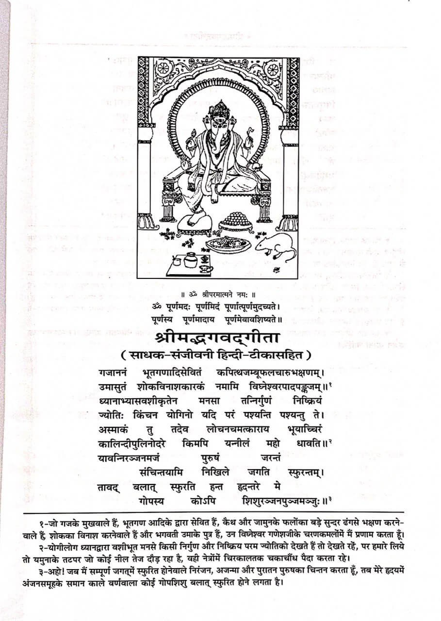 Shrimad Bhagawad Gita Sadhaka Sanjeevani by Gita Press
